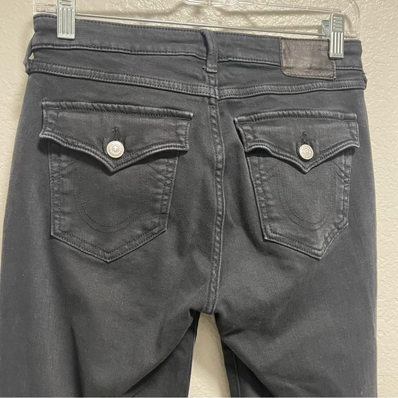 True Religion Black Jennie Curvy Skinny Jeans Size 27 - Picture 8 of 9